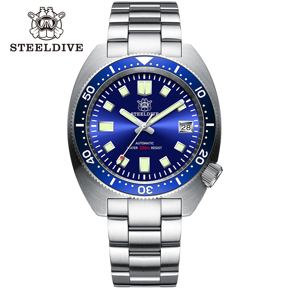 Seiko Watch Prospex - STEELDIVE 42mm Sottile Abalone SD1977 Vetro