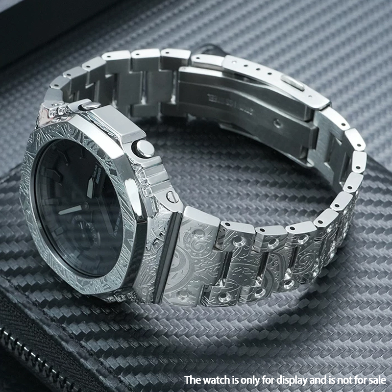 Casio Watch G-Shock Ga-2100 - Cassa e cinturino in acciaio inossidabile