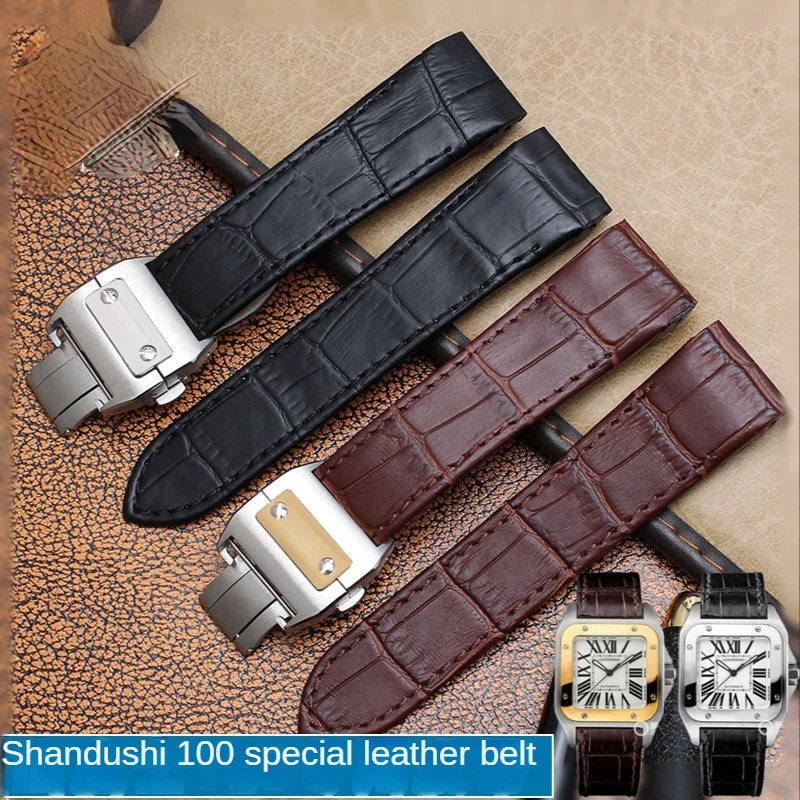 Cartier Watch Santos - Cinturino in vera pelle per Cartier
