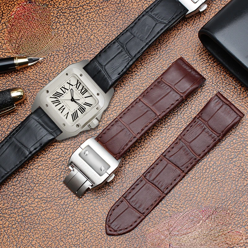 Cinturino in vera pelle per Ca - Cartier Watch Santos recensione e prezzo